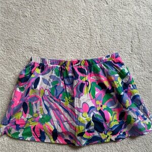 Lilly Pulitzer Multicolor Printed Athletic Skort kids 12-14